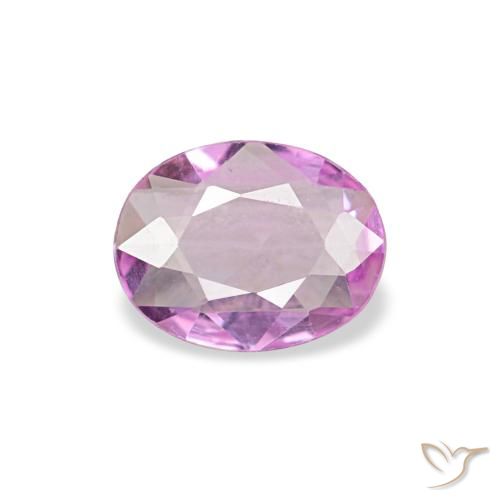 0.21ct パープル サファイア, 楕円形, VVS