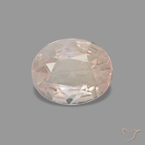0.59ct ピンク サファイア, 楕円形, VS