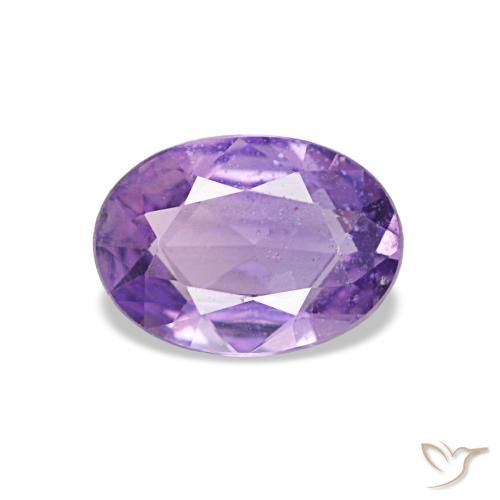 0.75ct バイオレット サファイア, 楕円形, VS
