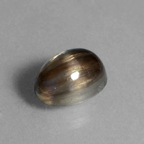 2.74カラットの天然レインボーカラースキャポライト、オーバルカット、透明