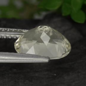 1.91カラットの天然イエロースキャポライト、オーバルカット、VS