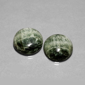 自然派の商品を探す ct グリーン セラフィナイト 宝石, ラウンドカット, ロシア からGemSelectで. 在庫あり、世界各国へ発送!