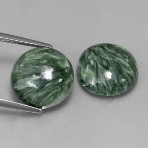 自然派の商品を探す ct グリーン セラフィナイト 宝石, ラウンドカット, ロシア からGemSelectで. 在庫あり、世界各国へ発送!