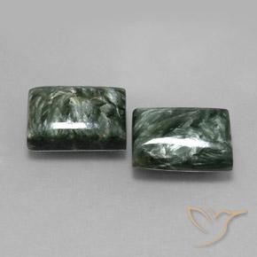 Shop natural 15.80ct グリーン セラフィナイト gems, バゲット, from ロシア at GemSelect. In stock, global shipping!