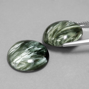 自然派の商品を探す ct グリーン セラフィナイト 宝石, ラウンドカット, ロシア からGemSelectで. 在庫あり、世界各国へ発送!