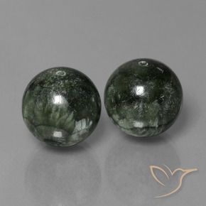 Shop natural 38.93ct グリーン セラフィナイト gems, スフェア / ボール, from ロシア at GemSelect. In stock, global shipping!