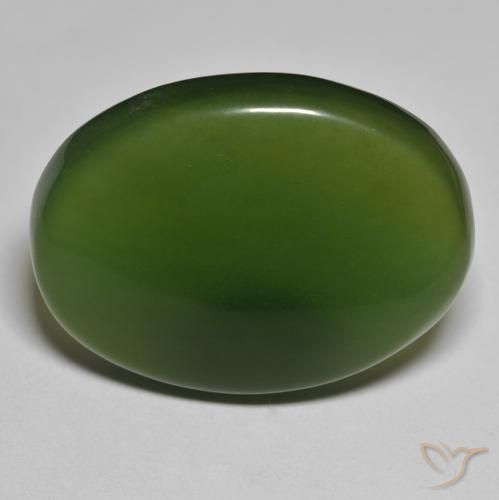 45.91ct 天然 海藻グリーン サーペンティン, 楕円形, 半透明