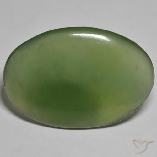 29.48ct 天然 ダークグリーン サーペンティン, 楕円形, 半透明
