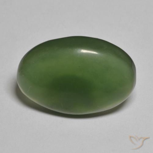 9.54ct 天然 海藻グリーン サーペンティン, 楕円形, 半透明
