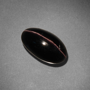 5.42カラットの天然ブラウンSillimanite Cat's Eye（12.6×7.2 mm・オーバルカット）