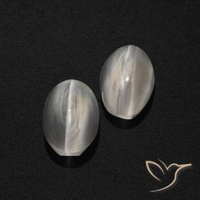 Shop natural 2.69ct 非常に薄い灰色 シリマナイトキャッツアイ gems, 楕円形, from マダガスカル at GemSelect. In stock, global shipping!