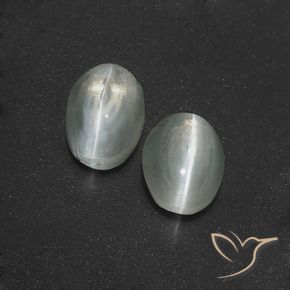 Shop natural 2.99ct クリアホワイト シリマナイトキャッツアイ gems, 楕円形, from マダガスカル at GemSelect. In stock, global shipping!