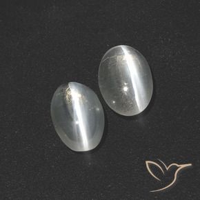 Shop natural 1.89ct クリアホワイト シリマナイトキャッツアイ gems, 楕円形, from マダガスカル at GemSelect. In stock, global shipping!