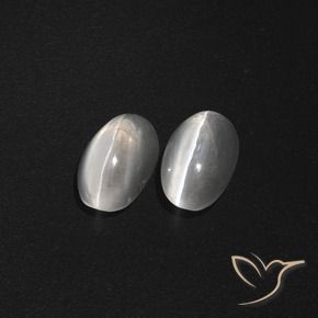 Shop natural 2.39ct クリアホワイト シリマナイトキャッツアイ gems, 楕円形, from マダガスカル at GemSelect. In stock, global shipping!