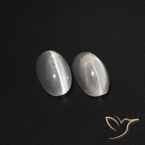 Shop natural 2.39ct クリアホワイト シリマナイトキャッツアイ gems, 楕円形, from マダガスカル at GemSelect. In stock, global shipping!