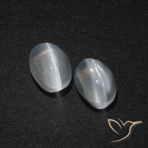 Shop natural 2.71ct クリアホワイト シリマナイトキャッツアイ gems, 楕円形, from マダガスカル at GemSelect. In stock, global shipping!