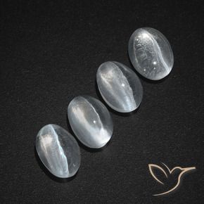 Shop natural 4.08ct クリアホワイト シリマナイトキャッツアイ gems, 楕円形, from マダガスカル at GemSelect. In stock, global shipping!
