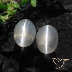 Shop natural 2.61ct 非常に薄い灰色 シリマナイトキャッツアイ gems, 楕円形, from マダガスカル at GemSelect. In stock, global shipping!