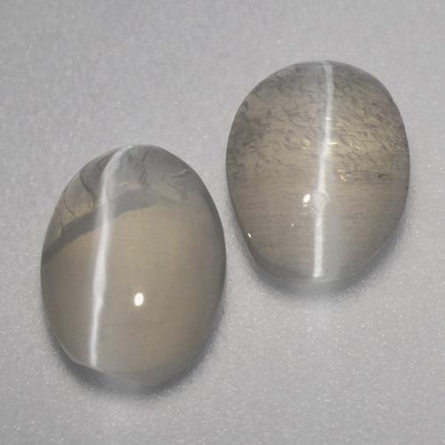 Shop natural 1.95ct グレーブラウン シリマナイトキャッツアイ gems, 楕円形, from マダガスカル at GemSelect. In stock, global shipping!