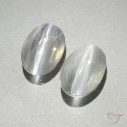 Shop natural 2.00ct ホワイト シリマナイトキャッツアイ gems