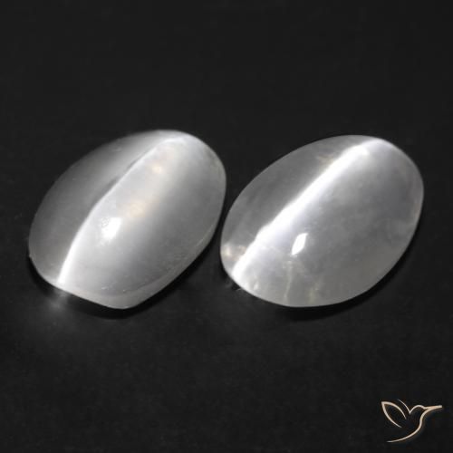 Shop natural 1.67ct ホワイト シリマナイトキャッツアイ gems, 楕円形, from マダガスカル at GemSelect. In stock, global shipping!