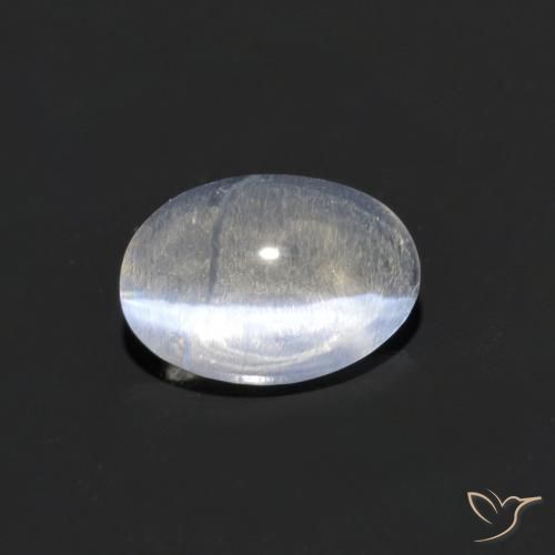 0.73ct 天然 クリア シリマナイトキャッツアイ, 楕円形, 透明