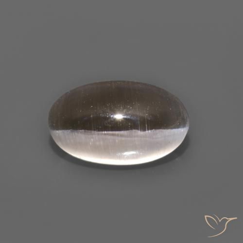 1.12ct 天然 ミディアムブラウン シリマナイトキャッツアイ, 楕円形, 透明