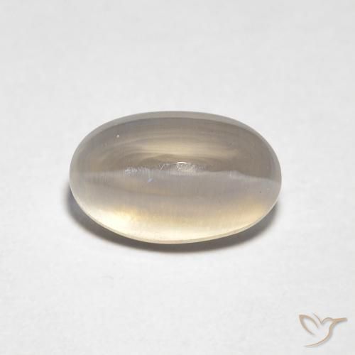 1.34ct 天然 Medium Light-Brown シリマナイトキャッツアイ, 楕円形, 透明