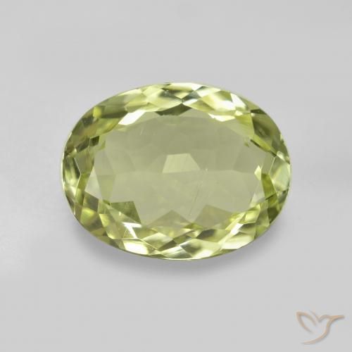 2.03ct 天然 ミディアムイエロー シリマナイト, 楕円形, VS