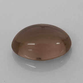 3.67カラットの天然スモーキーブラウンスモーキークォーツ（12×8.2 mm・オーバルカット）
