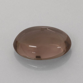 3.17カラットの天然スモーキーブラウンスモーキークォーツ（11.8×8.2 mm・オーバルカット）