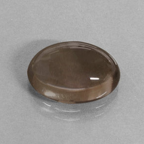 3.61カラットの天然スモーキーブラウンスモーキークォーツ（11.8×8.2 mm・オーバルカット）