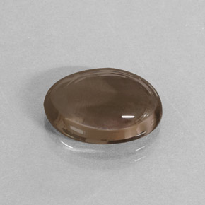 3.59カラットの天然スモーキーブラウンスモーキークォーツ（12.1×8.3 mm・オーバルカット）