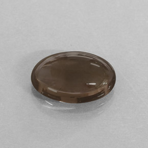 2.97カラットの天然スモーキーブラウンスモーキークォーツ（11.9×8 mm・オーバルカット）