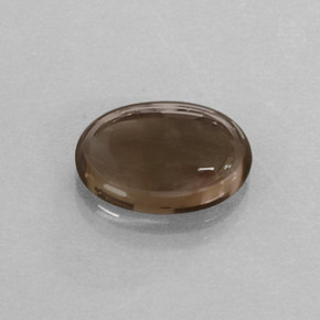 3.24カラットの天然スモーキーブラウンスモーキークォーツ（11.7×8.1 mm・オーバルカット）