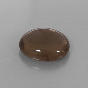 2.98カラットの天然スモーキーブラウンスモーキークォーツ（11×9.1 mm・オーバルカット）