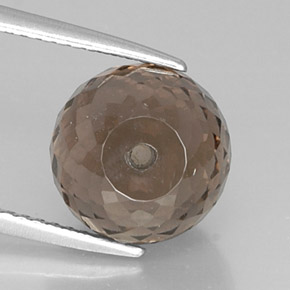 7.00カラットの天然スモーキーブラウンスモーキークォーツ（10.1×9.6 mm・球体 / ボール）