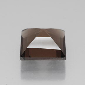 4.50カラットの天然スモーキーブラウンスモーキークォーツ（10.2×10.1 mm・四角）