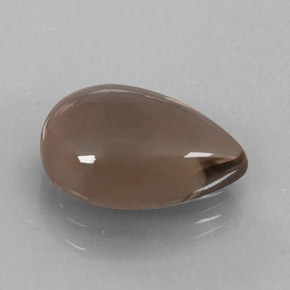 2.99カラットの天然スモーキーブラウンスモーキークォーツ（12×8.4 mm・洋梨の形）