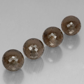 カラットの天然スモーキーブラウンスモーキークォーツ（9.98 mm・球体 / ボール）