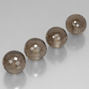 カラットの天然スモーキーブラウンスモーキークォーツ（10.16 mm・球体 / ボール）