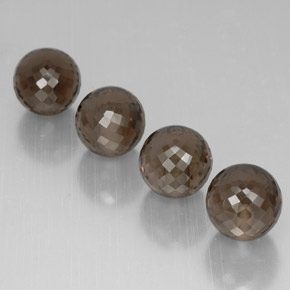カラットの天然スモーキーブラウンスモーキークォーツ（10.08 mm・球体 / ボール）