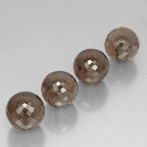 カラットの天然スモーキーブラウンスモーキークォーツ（10.00 mm・球体 / ボール）