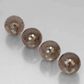 カラットの天然スモーキーブラウンスモーキークォーツ（10.00 mm・球体 / ボール）