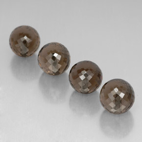 カラットの天然スモーキーブラウンスモーキークォーツ（10.08 mm・球体 / ボール）