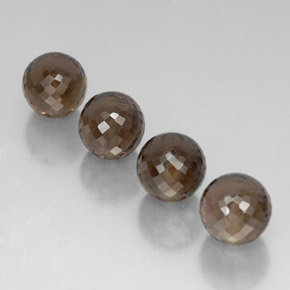 カラットの天然スモーキーブラウンスモーキークォーツ（10.01 mm・球体 / ボール）