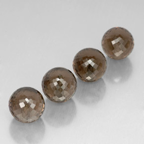 カラットの天然スモーキーブラウンスモーキークォーツ（10.11 mm・球体 / ボール）