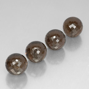 カラットの天然スモーキーブラウンスモーキークォーツ（10.00 mm・球体 / ボール）