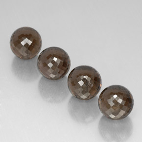 カラットの天然スモーキーブラウンスモーキークォーツ（10.00 mm・球体 / ボール）