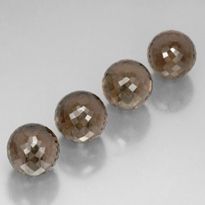 カラットの天然スモーキーブラウンスモーキークォーツ（10.02 mm・球体 / ボール）